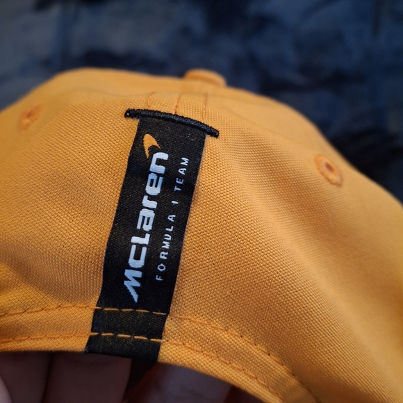 New Era Mclaren Formula 1 Team Bright Orange 9FORTY Cap, Adjustable - Picture 2 of 5
